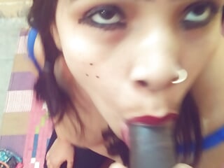 Real Indian Bhabhi, Deep Throats, Handjob, 18 Year Old Indian Girl