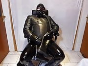 Wanking with Rubberboots + Cumshot