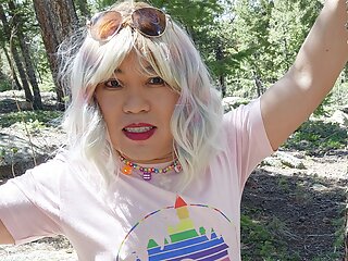 Sissy Faggot Outdoor Attention Whore