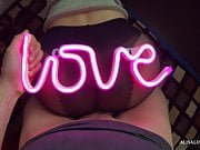 Love Pink Lamp and Fuck Young Babe Big Ass in Pantyhose
