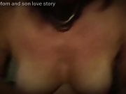 Mom horny and want to fuck her sons big dick - real homemade