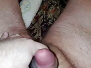 Having a quickie while using my sex toy