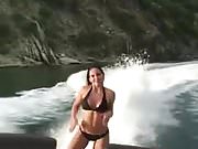 slut dancing one the water