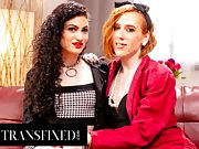 TRANSFIXED - Shiri Allwood Gives Every Inch Of Her Trans Cock To Co-Star Lydia Black!