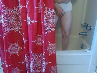 Pissing in my wifes new panties...