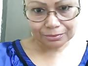 vieja dominicana de 59 - se le marca la vulva. toto grande