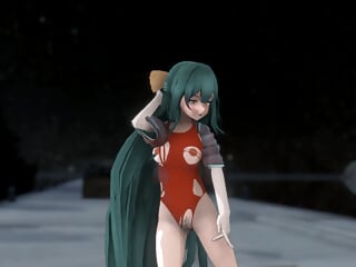 Long Hair Sexy, Colored, 3d Animation, Anime Hentai