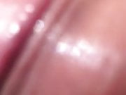New sex toy! Ice pussy, closeup 