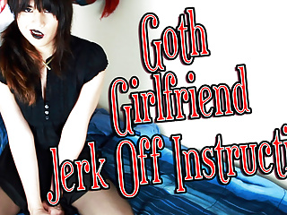 Goth Girlfriend Jerk Off Instruction Teaser