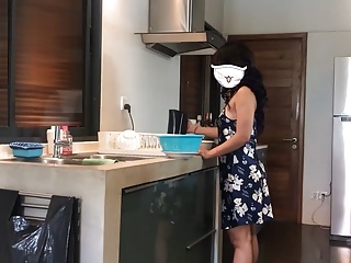 Blowjob, Kitchen Fuck, Asian Wife, Pussies