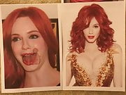 Christina Hendricks Cum tribute 4