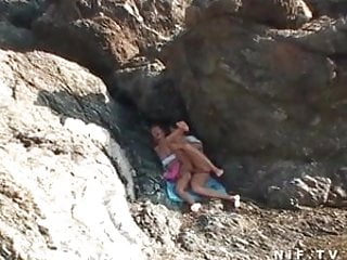 Beach french amateur couple...