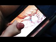 Cumming on Hoshiguma Yuugi (Touhou) (3)