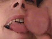 wife takes a cum load