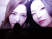 Fromis 9 - Jisun and Saerom - cum tribute 1