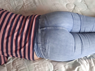Taboo Mother, Amateur, Friend Fuck My Mom, Jeans Ass