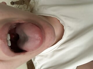 Brunette, Deep Throat, Cum Hungry MILF, Bambi Fire