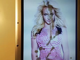Britney Spears Cum Tribute 75...