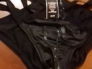 cum in black panties