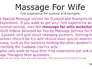 Massage For Wife – first experience for cuckold and swingers