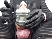 PREVIEW video - 8 inches big cock & fleshlight torture