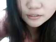 asian girl shows her boobs