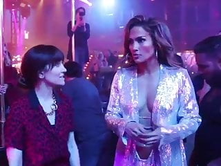 Jennifer Lopez on the set of ''Hustlers''