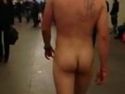 naked in the metro