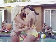 Sarah Summers and Eugenia are enjoying 4th of July party