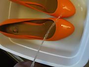 Pissing Orange Platforms fm MrMessyshoes P5