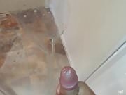 My cock exploding with cum