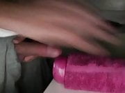 Young Horny Boy Fucking Homemade Sex Toy 2