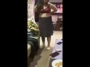 Chubby Indian step mom doing a naughty dance
