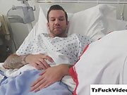 Busty Shemale Nurse Throats And Barebacked By