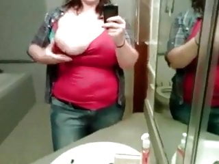 Big Natural Tits, Homemade Big Tits, Bathroom Selfie, Big Tit Amateur