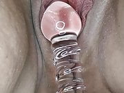 Wet pussy Clit clamped, whipped and pinned wheeled 