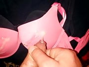 cum satin bra