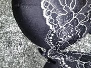 Not my sisters bra and thongs 