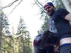 Me Getting Fucked In The Woods by a Year Old
