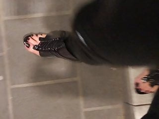 Nipple Sucking, Outdoor, Latex, Black Toenails