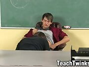 Student Spencer London anal fucked by gay teacher Andy Kay