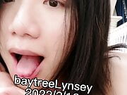 Lynsey eat herself sweet cum