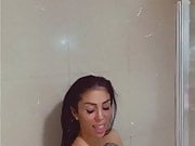 SSicilia totally naked un shower 