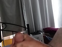 Quick wank and cumshot with nice thick load
