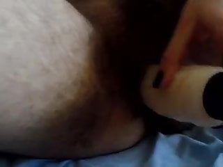 hairy dildo play