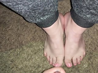 Closeup Cumshot Pov video: Cum On Feet And Toes Compilation (Cumpilation) Pink Toes