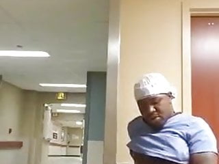 Exhib, Nurse,Jerking Off, Black Man.