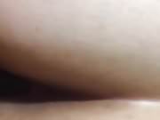 Babe creaming on my cock doggiestyle close up