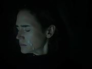 Jennifer Connelly with cum on her face