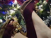 xHamster Lady L high heels 12: Happy new year !